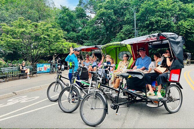 Central Park 2 - Hours Private Pedicab Guided Tour - 1411 6th Ave Meeting Point and a Ride That Ends Where It Starts