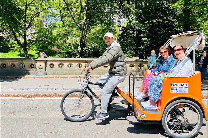 Central Park 2 - Hours Private Pedicab Guided Tour - Bow Bridge, Conservatory Water, Gapstow Bridge, and Alice in Wonderland