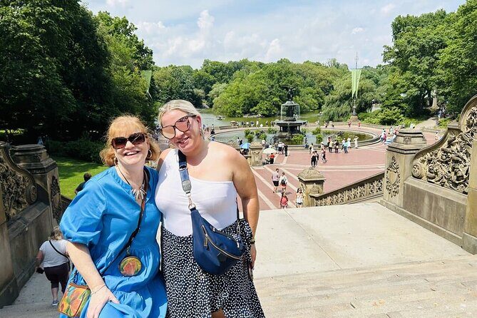 Central Park Film Spots and Celebrity Homes Pedicab Tour - Bow Bridge and the Tree-Corridor Photo Moment