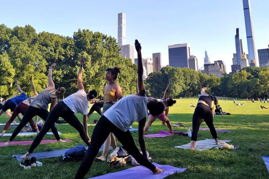 Central Park, New York: Yoga Classes in the park since 2012 - The Park Mood: Inclusive Community, Not a Performance