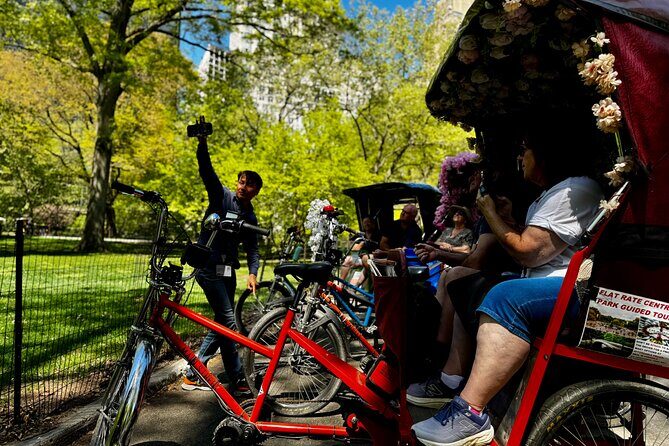 Central Park Pedicab Tours - History and Movie Locations - Gapstow Bridge, the Pond, and Bow Bridge: the “stop for photos” trio