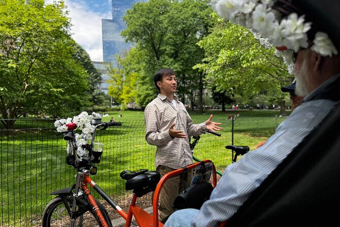 Central Park Pedicab Tours - History and Movie Locations - The park’s architecture and statues: Balto, Falconer, Daniel Webster, and Pinebank Arch