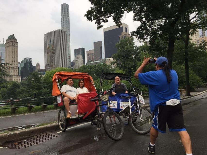 Central Park Pedicab Tours with New York Pedicab Services - Weather and timing: how to protect your day