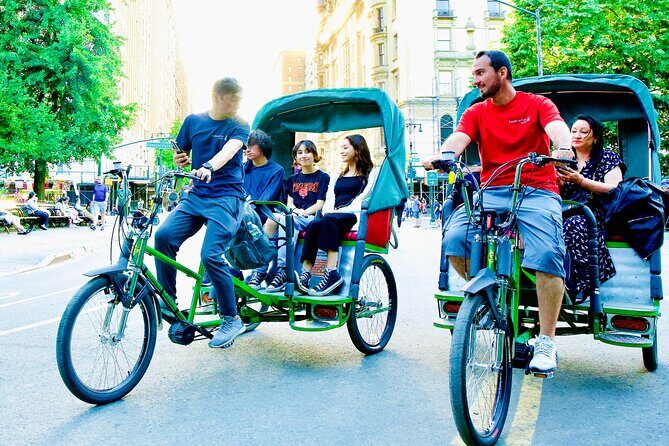 Central Park Private Pedicab Tour - Bethesda’s neighbors and the classic Central Park lawns: The Mall, Tavern on the Green, Sheep Meadow