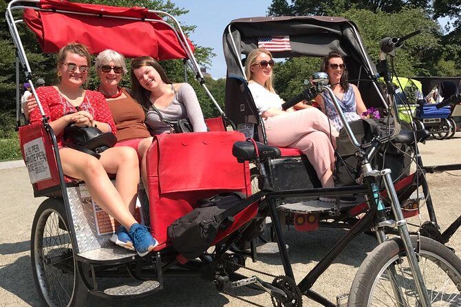 Central Park Private Pedicab Tour for 1 Hour - Meeting at 870 7th Ave: the text tip that keeps things smooth