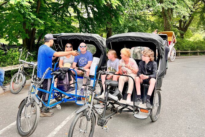 Central Park privet pedicab delux tour -1 hour - The most important value: guided stops that tie together real places