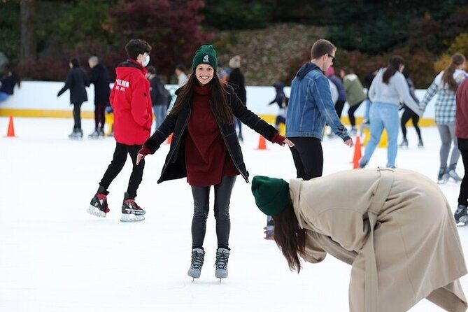 Ice Skating at Central Park plus St Patrick's Cathedral Tour - Wollman Rink Timed Entry: Central Park Ice Skating Without the Guesswork