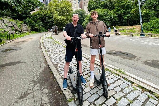 New York Central Park Guided Electric Scooter Tour - Carousel, Chess & Checkers House, and the Dairy stop that feels like a win
