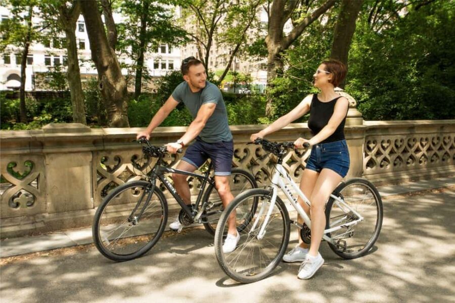 New York City: Central Park Bike Rental - Olmstead waterfalls, the pool, and the Loch: the scenic heart of the park