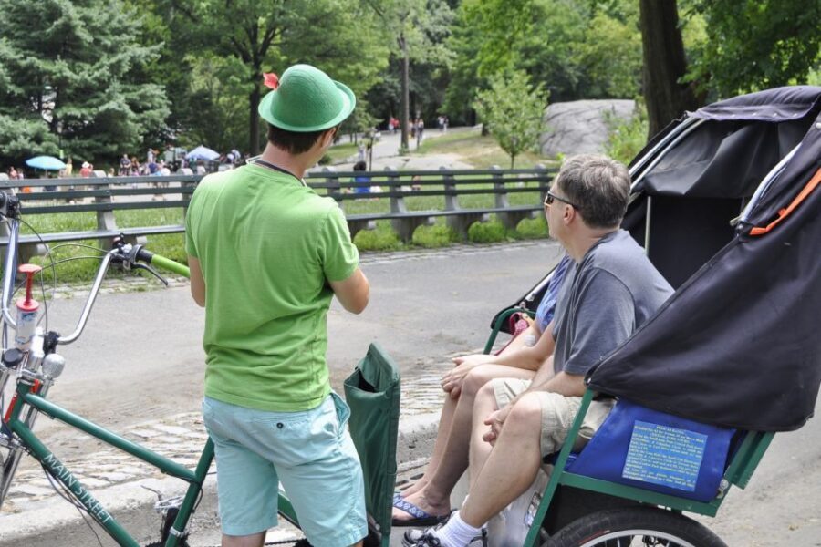 New York City: Central Park Private Pedicab Tour - Bethesda Fountain, Bow Bridge, and Cherry Hill for the postcard moments