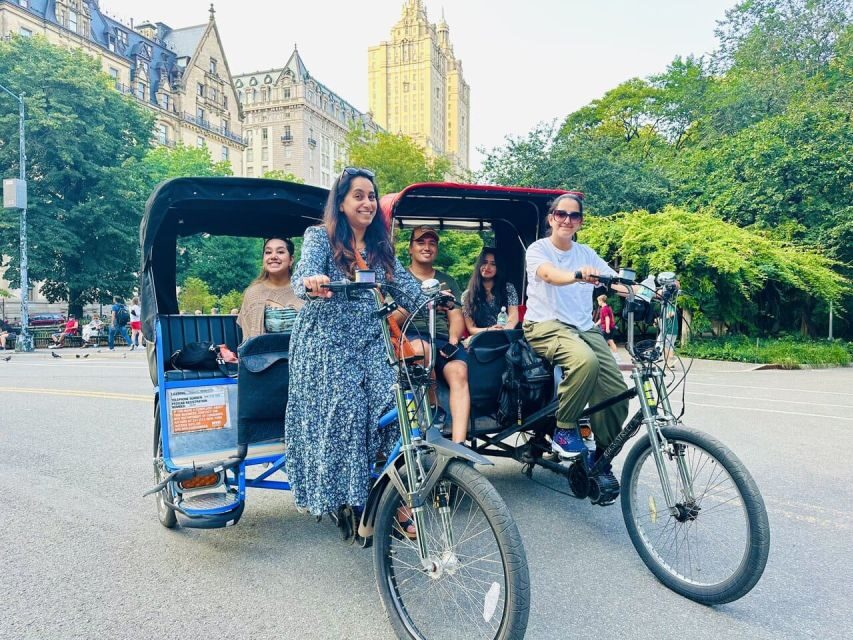 NYC: Central Park Celebrity Homes & Film Spots Pedicab Tour - Celebrity Homes and Gossip Girl Energy Without the City Grind
