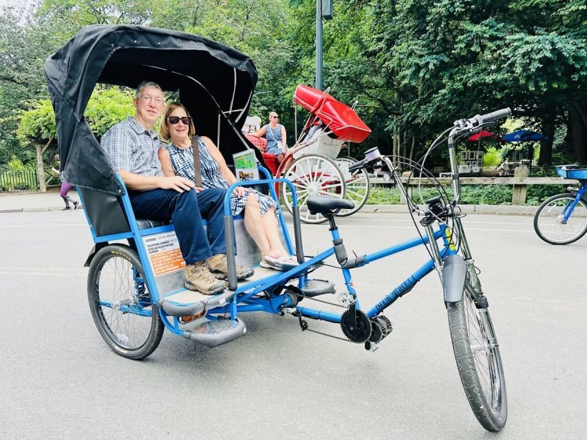 NYC: Central Park Pedicab Tour and Natural History Access - Meeting at Petrossian and getting on a smooth 58th Street start