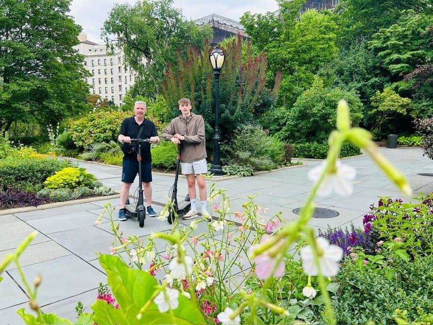 NYC: Central Park Private Guided Electric Scooter Tour - The big moment: Belvedere Castle, Cleopatra’s Needle, and the Met views