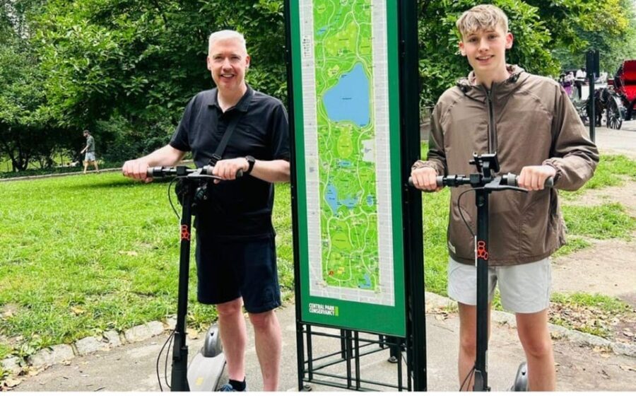 NYC: Central Park Private Guided Electric Scooter Tour - Conservatory Garden to Bethesda Terrace: when the tour slows in the right spots