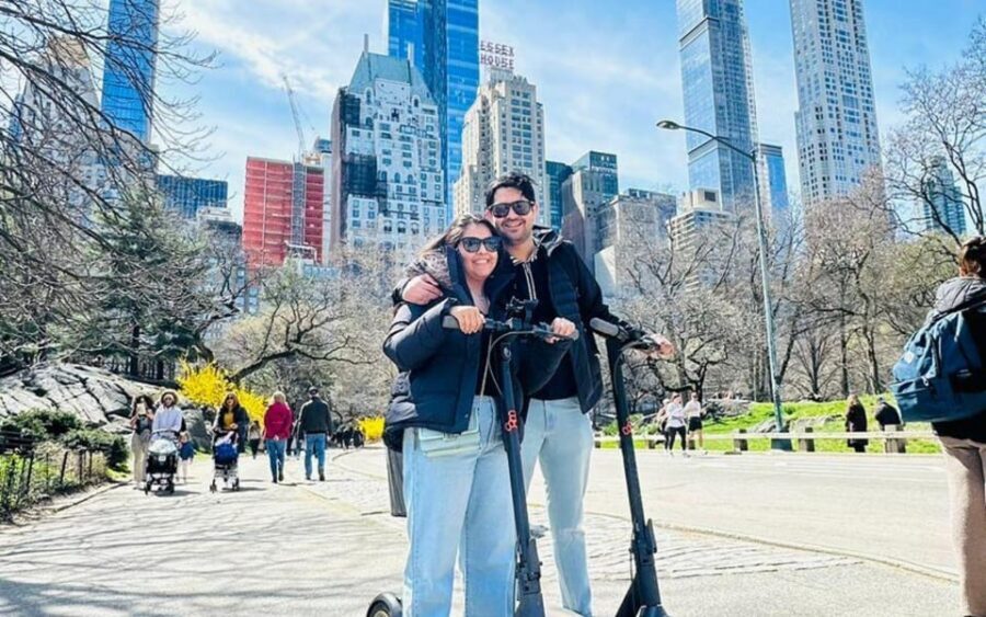 NYC: Central Park Private Guided Electric Scooter Tour - Literary Walk, Cherry Hill, and the Bow Bridge payoff