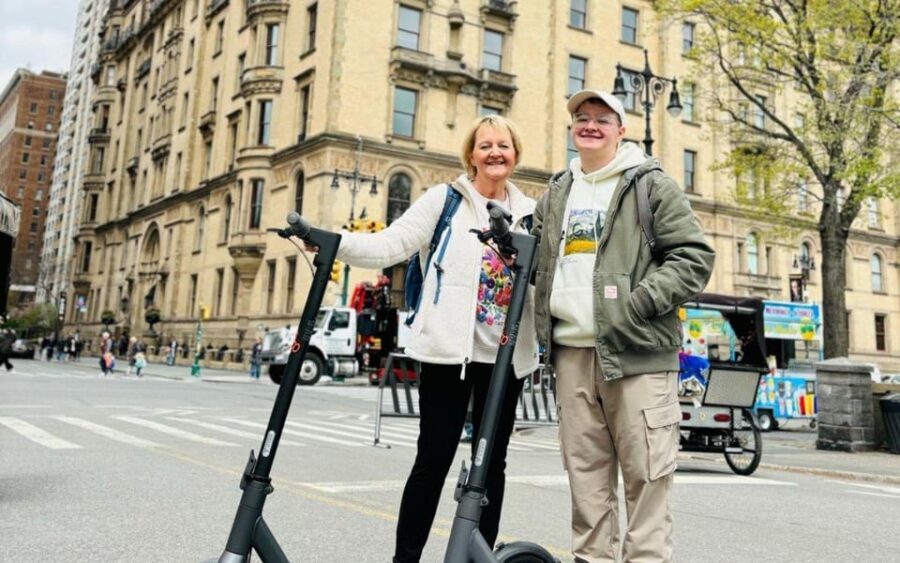NYC: Central Park Private Guided Electric Scooter Tour - Meeting at 1794 Broadway and getting ready to roll