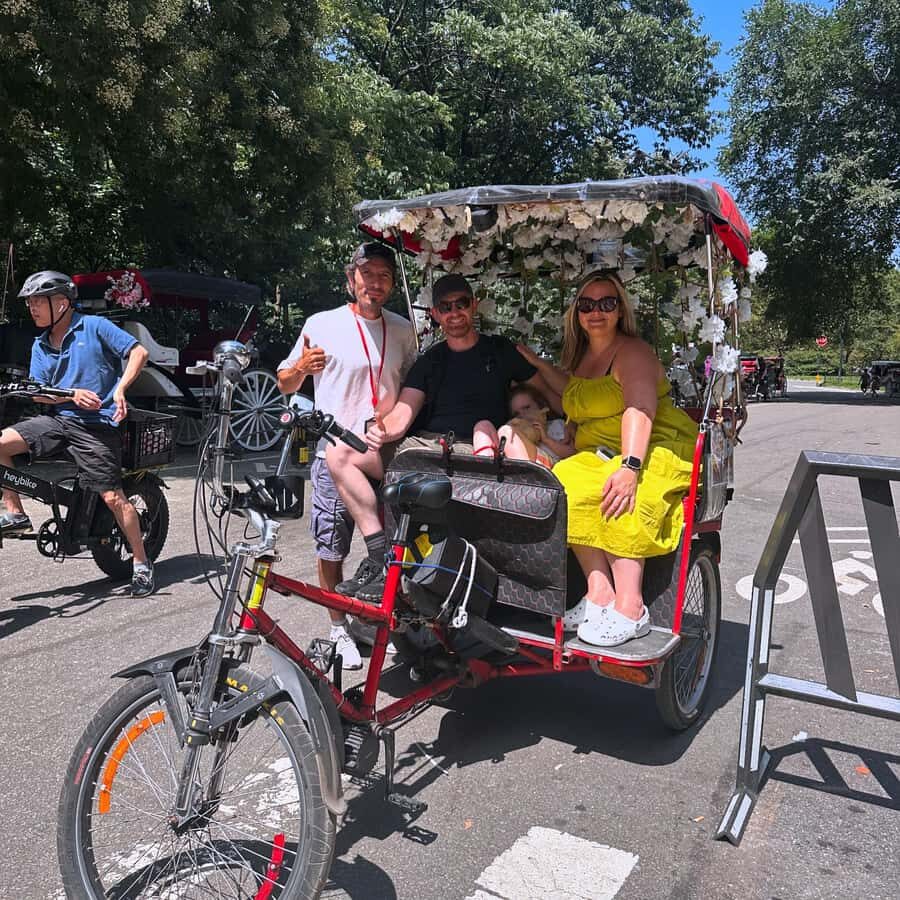 NYC: Guided Pedicab Tour of Central Park - Starting at Central Valley Deli: quick meet-up, calm start