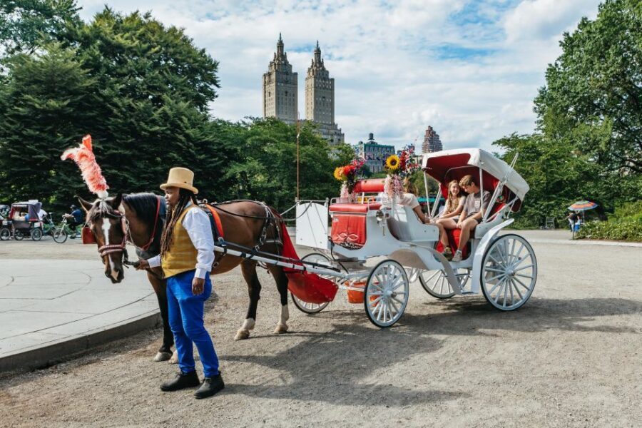 NYC MAGICAL NIGHT TIME RIDE Central Park/Rockefeller Center - The Mall, Literary Walk, and Central Park Zoo Stops