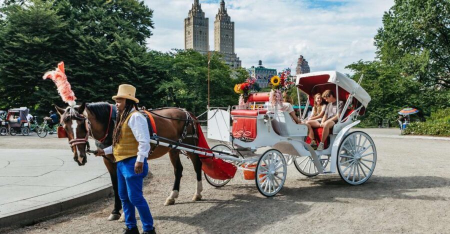 NYC MAGICAL NIGHT TIME RIDE Central Park/Rockefeller Center - Southern Central Park Views: Wollman Rink to the Carousel