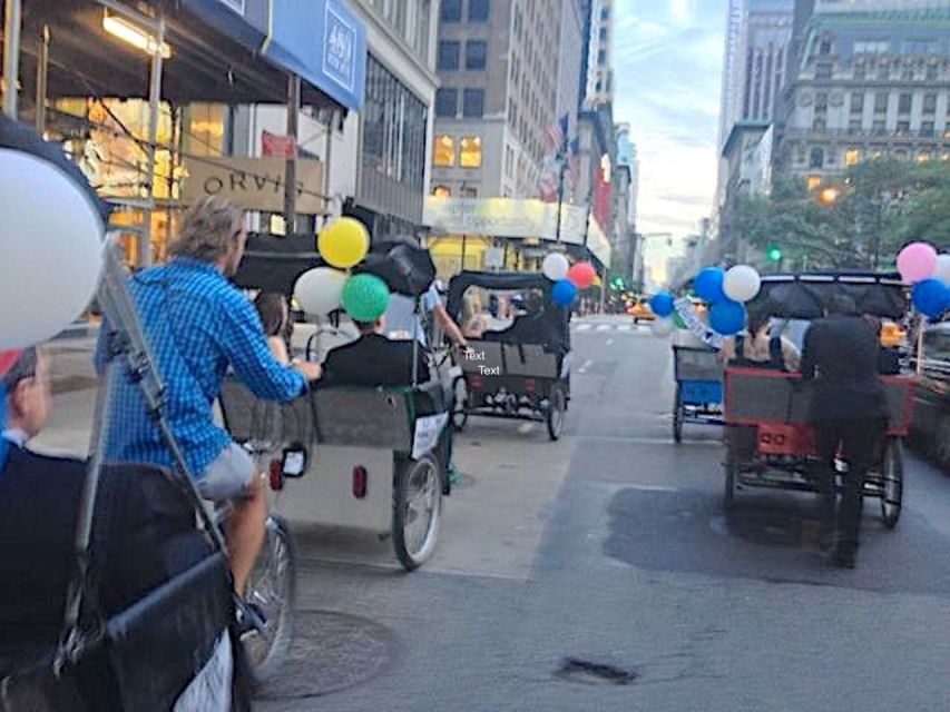 NYC Pedicab Tours: Central Park, Times Square, 5th Avenue - Hell’s Kitchen to the theater-and-news corridor: 46th St and beyond