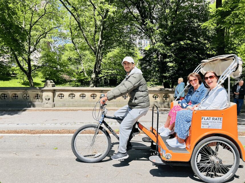 NYC: Private Central Park Pedicab Tours / PICKUP FROM MUSEUM - Skip the line and keep the day moving