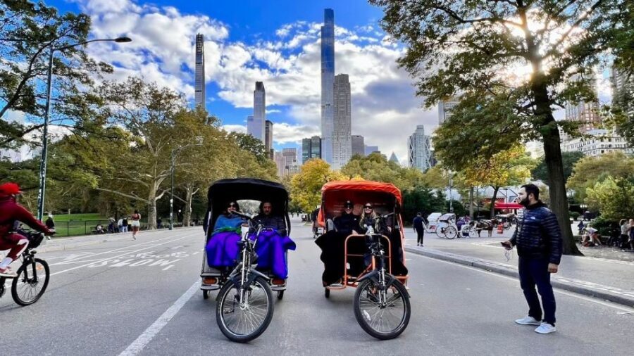 Official Pedicab Movies & TV Shows Tours in Central Park - Belvedere Castle and the Reservoir: views without the long slog