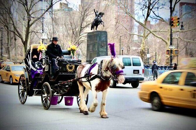 Official Private NYC CentralPark Horse Carriage Ride Since 1972 - Tavern on the Green and Columbus Circle: the payoff zone