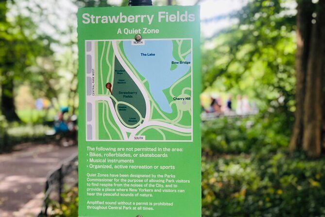 Pedicab Tours Central Park - Strawberry Fields to Bethesda Fountain: John Lennon and the park’s center