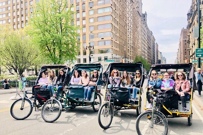 Pedicab Tours Central Park - The quick magic stops: Alice, Obelisk, and Turtle Pond