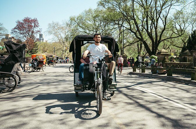 Private Central Park Guided Pedicab Tour - Strawberry Fields and the John Lennon memorial: meaning you can feel