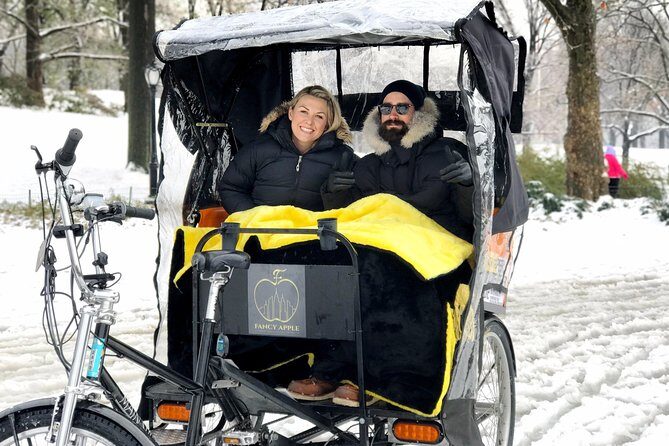 Private Central Park Guided Tour by Pedicab - Fancy Apple Bike And Scooters: your easy start point and quick reset