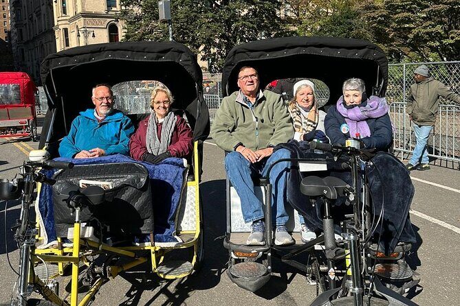 Private Hop on Hop off Central Park Pedicab Tour - Architecture and neighborhood edges: San Remo, The Dakota, and Columbus Circle
