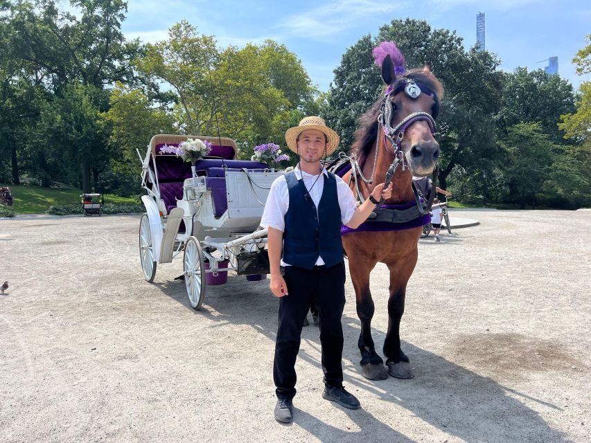 Royal Carriage Ride in Central Park NYC - Strawberry Fields: the meaningful stop with a guided pace